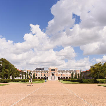 Front of Rice University Campus