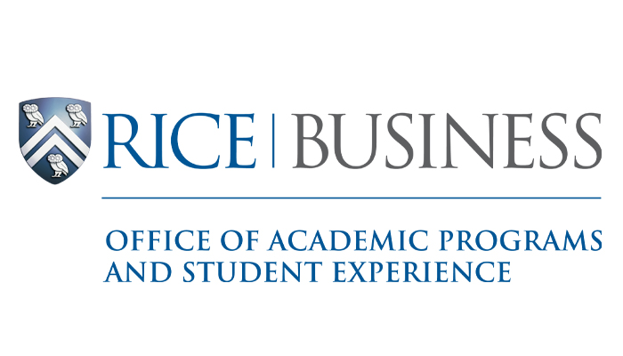 Rice Business Office of Academic Programs and Student Experience