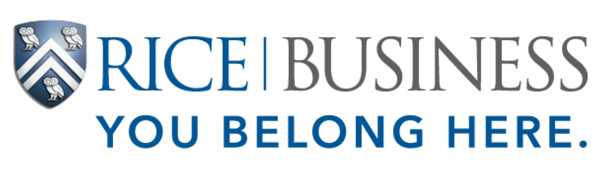 Rice Business logo - tagline version