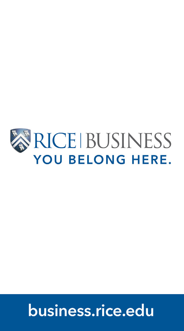 Rice Business videography example