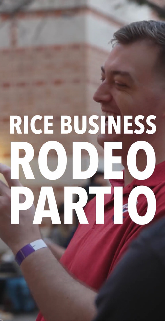 Rice Business videography example