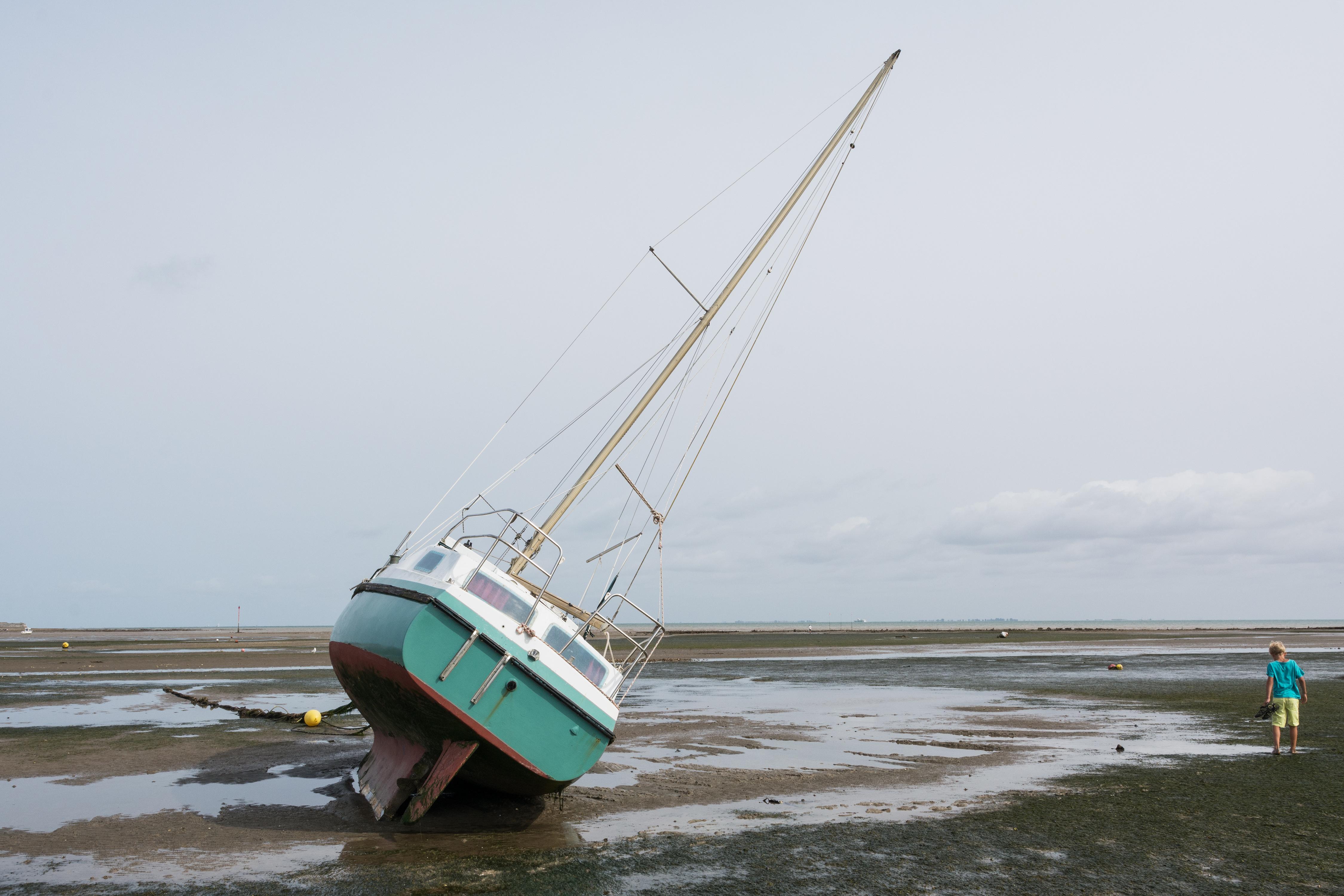 Boat aground