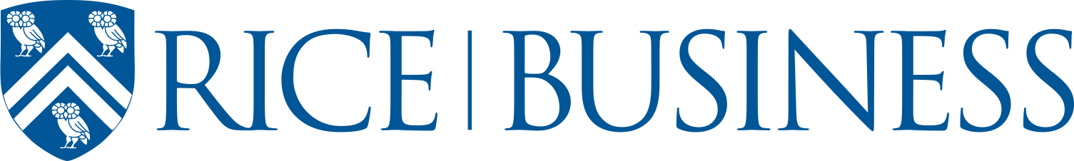 Rice Business logo - single color version