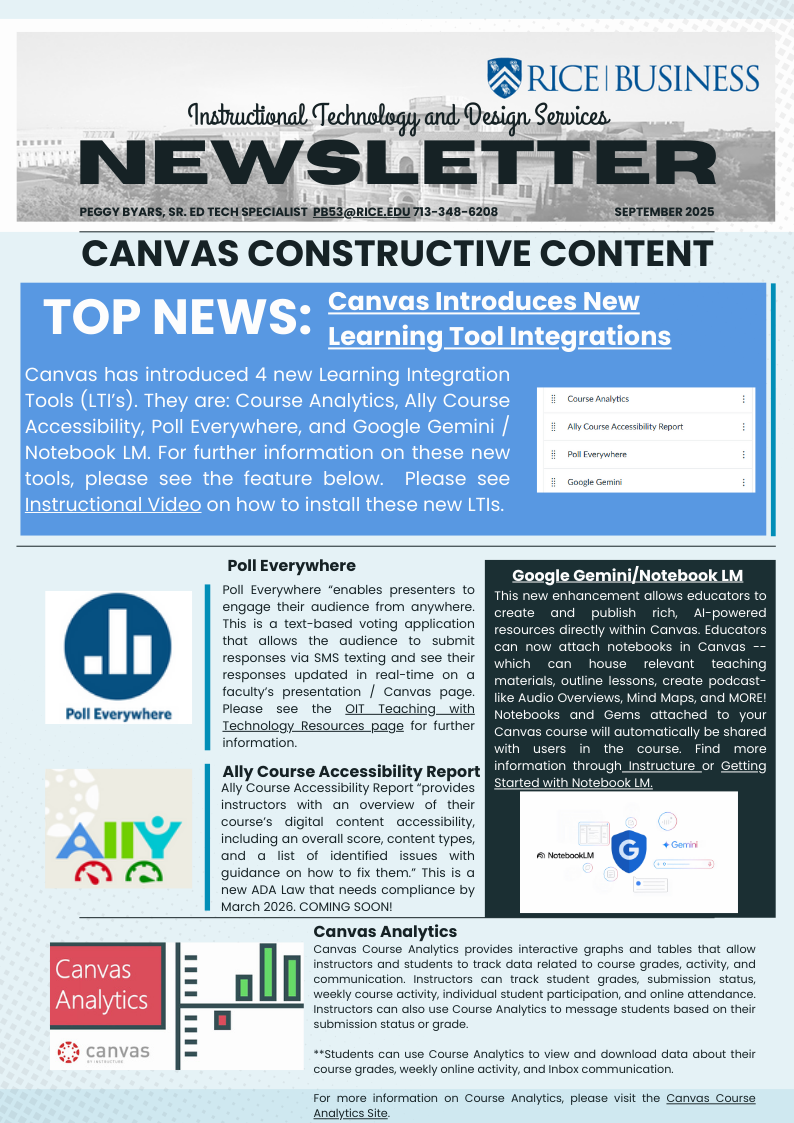 ITDS Newsletter September 2025