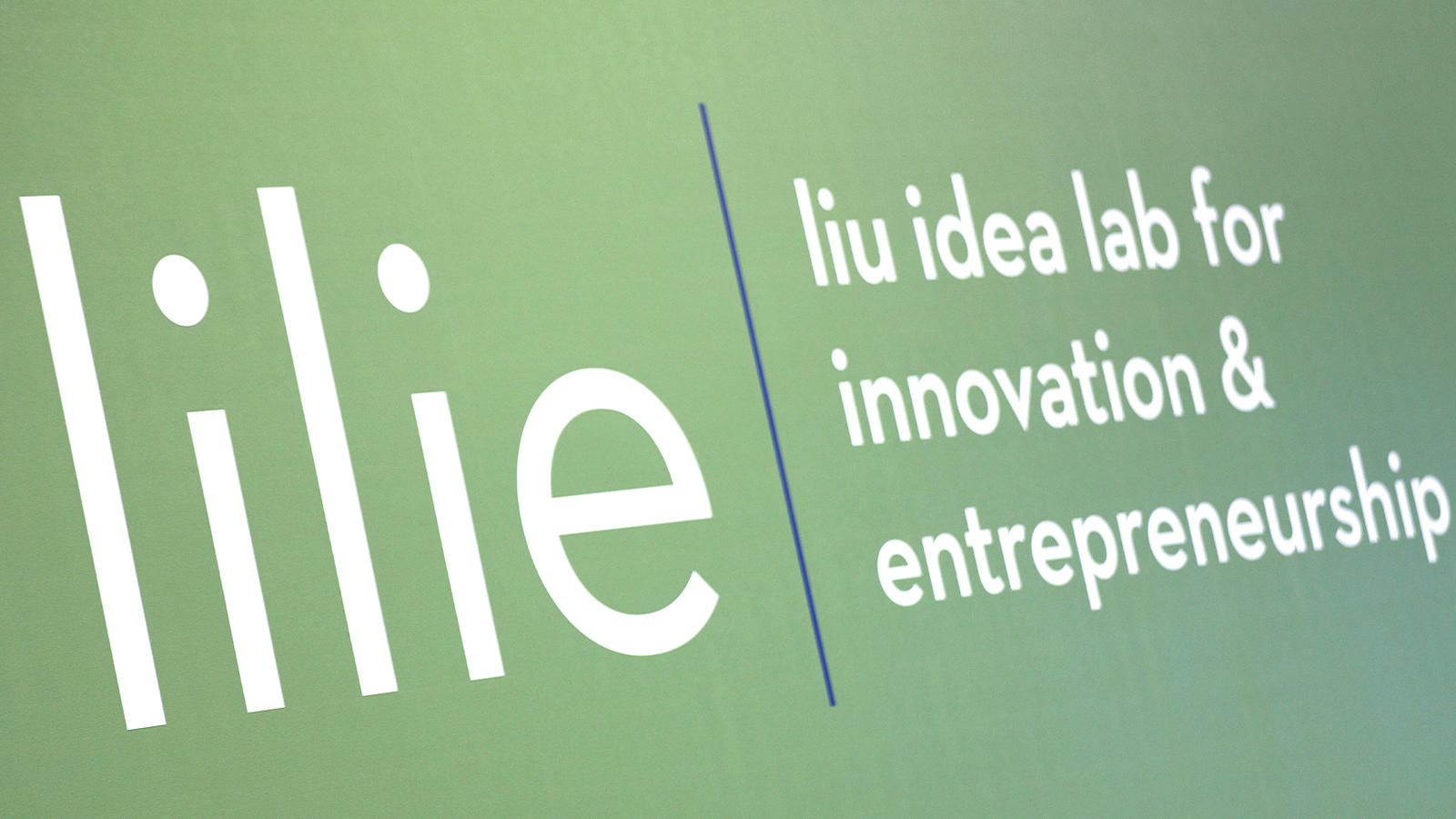lilie lab wall sign