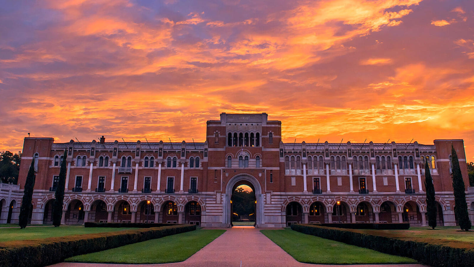 Rice Lovett Hall Sunrise