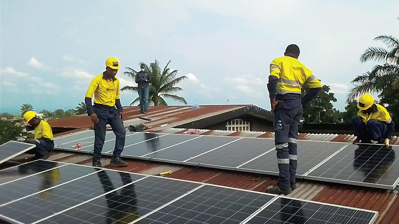 Installing solar panels