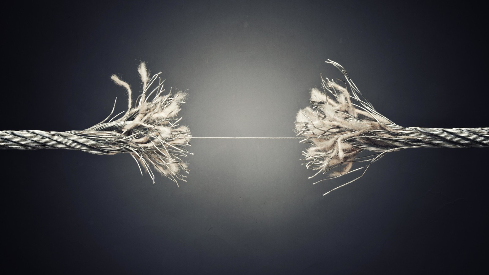 Rope held together by a thread