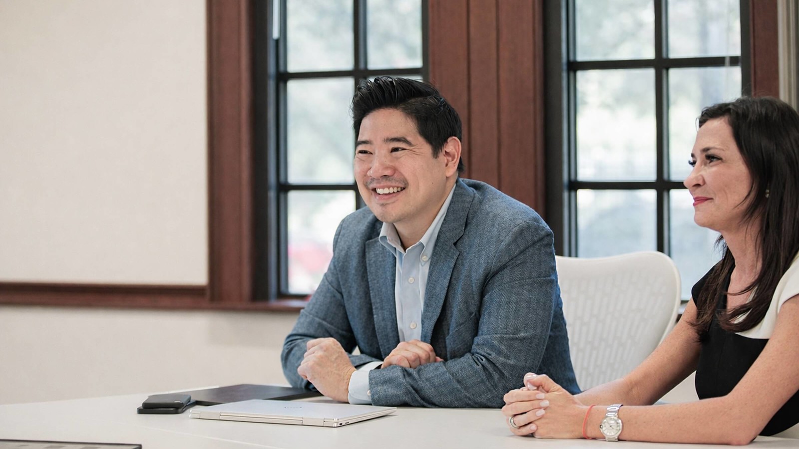 MBA students in class