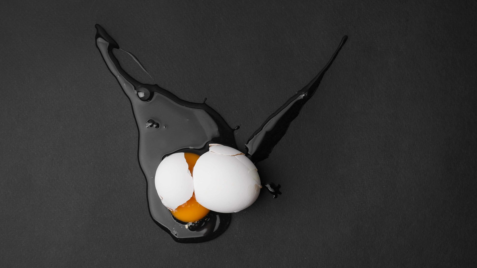 Smashed egg