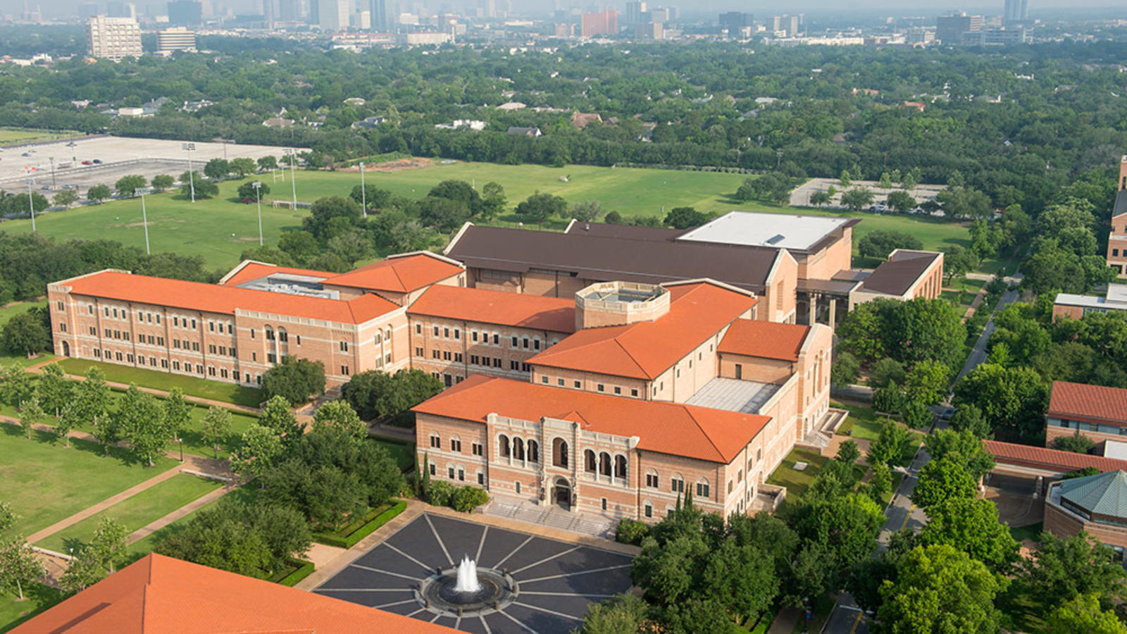 McNair Hall aerial shot