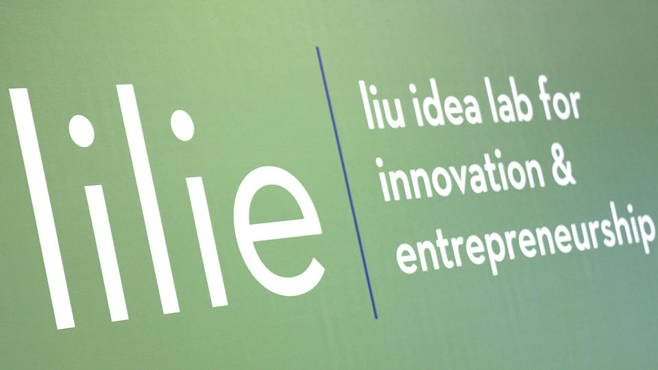 lilie lab wall sign