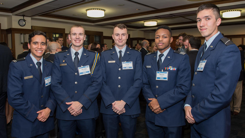 Group of military MBA students