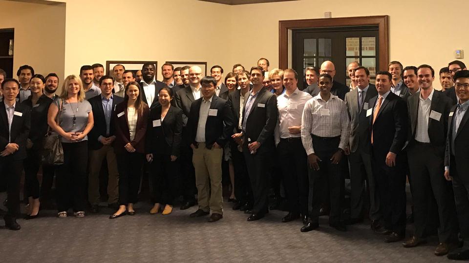 Real estate networking reception