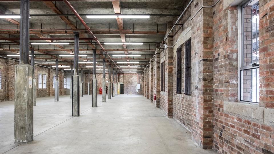 Empty building interior