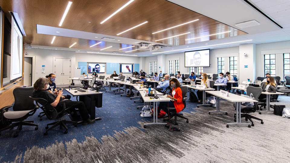 Masked Students In Class