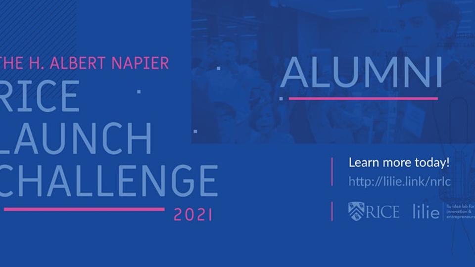 Alumni 2021 H. Albert Napier Rice Launch Challenge - Startup Competition