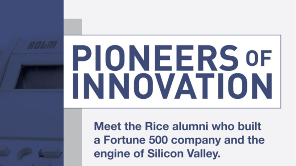 Pioneers of Innovation Event