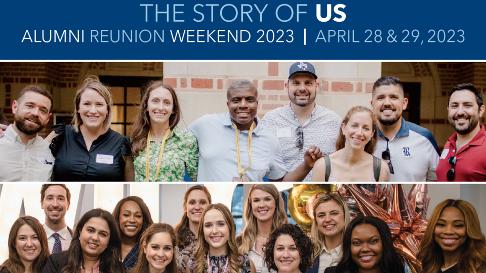 Alumni Reunion Weekend 2023 The Story of Us Save-the-Date