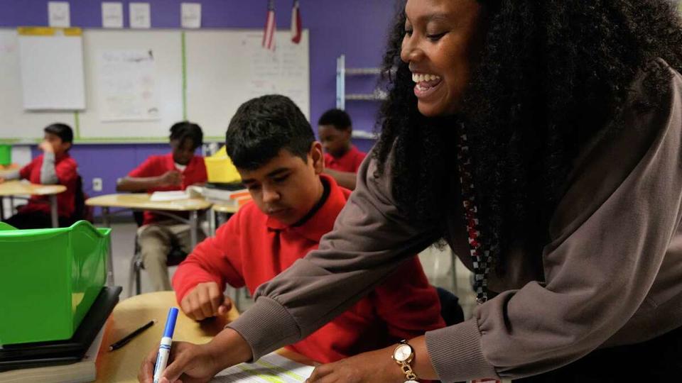 Students in class