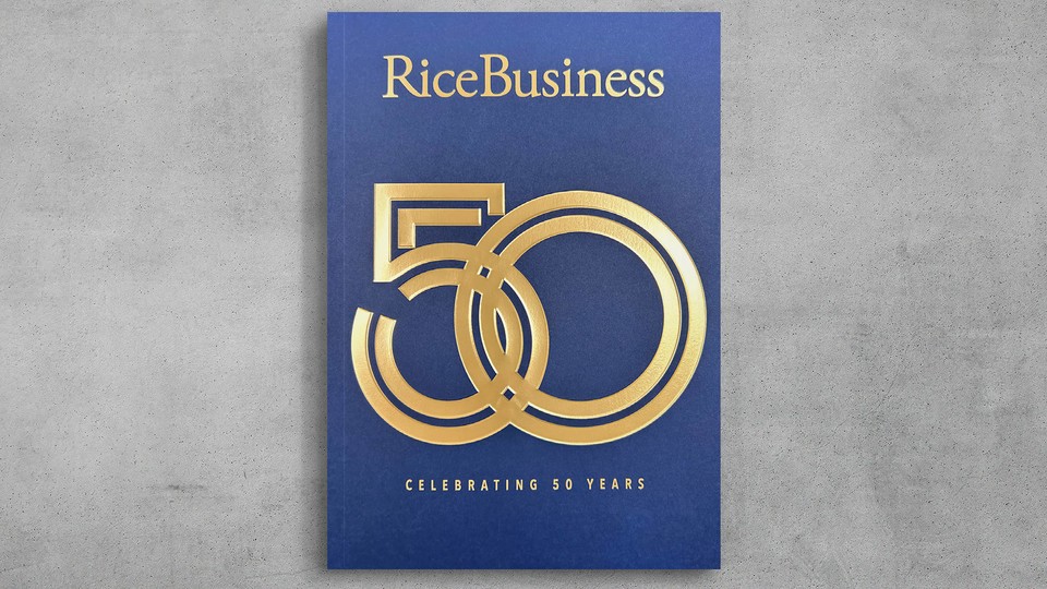 Rice Business Magazine, Celebrating 50 Years