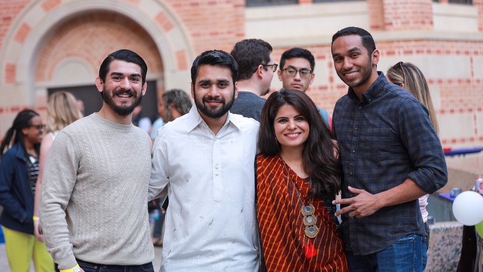 Group of MBA Students at International Partio