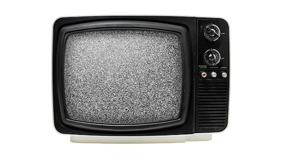 Television with static