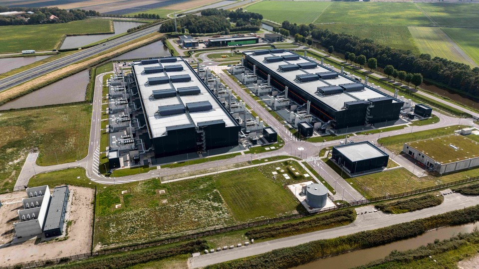 Data center in rural setting