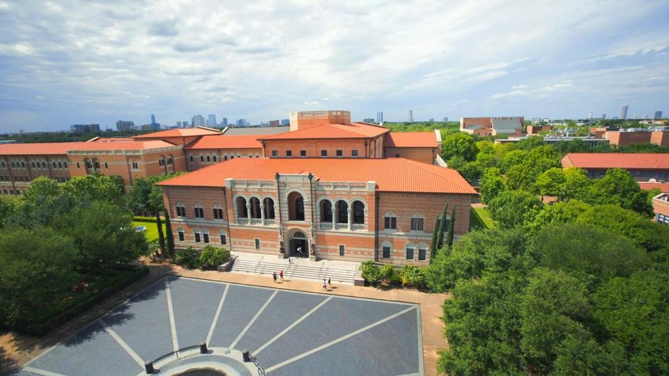 McNair Hall aerial shot McNair Hall aerial shot