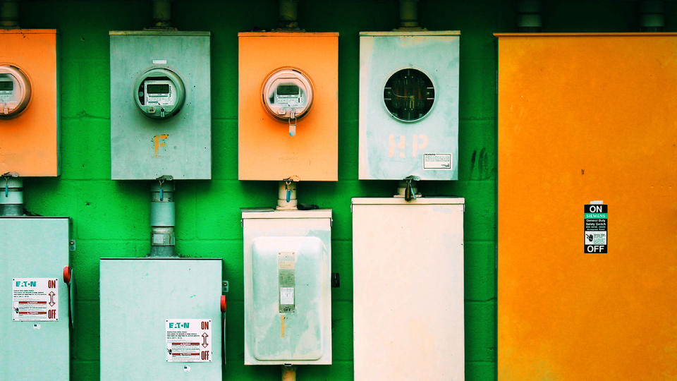 Group of circuit breaker boxes 