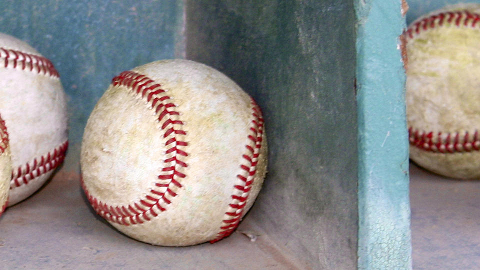 Several baseballs