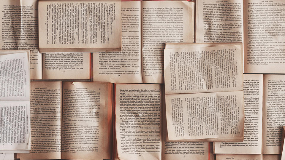 Opened books