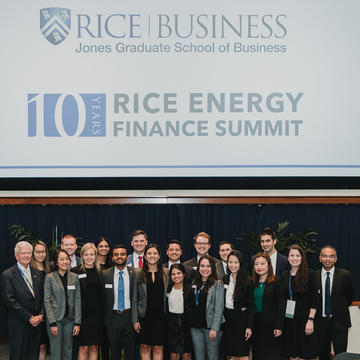 Rice Energy Finance Summit Team Photo