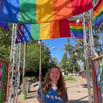 Rachael Sweetman at Pride