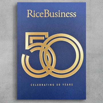 Rice Business Magazine, Celebrating 50 Years