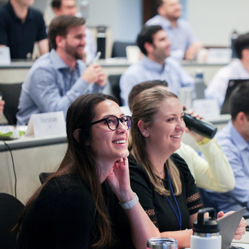 Rice MBA students in classroom
