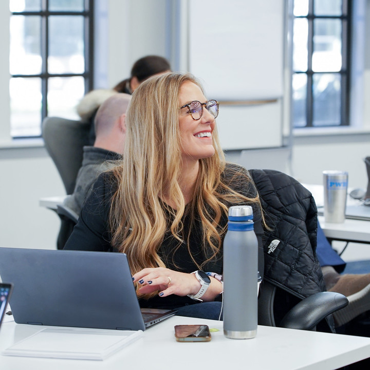 Rice Business Executive MBA student in classroom