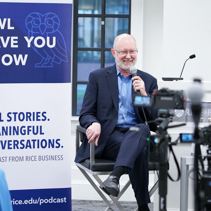 Senior faculty member, James Weston, who teaches Executive Education programs and more.